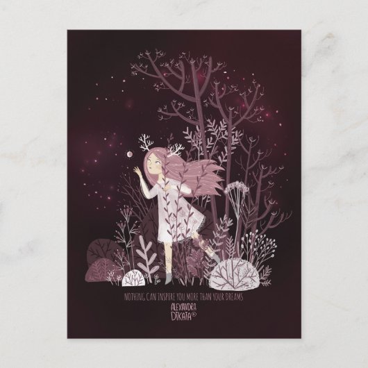 ラブフェアフェアリーbyアレクサンドラ・ディカイア・ラブ シーズンポストカード (正面)