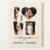 ラブフォトインスタグラムモダンミニマル結婚リスト プランナー手帳 (裏面)