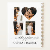 ラブフォトインスタグラムモダンミニマル結婚リスト プランナー手帳 (裏面)