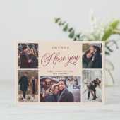 ラブフォトコラージュバレンタインデー シーズンカード (スタンド正面)