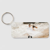 ラブフォトコラージュ4写真記念日ギフト キーホルダー (裏面)