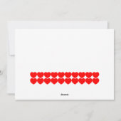 ラブフォトハッピーバレンタインデー シーズンカード (裏面)