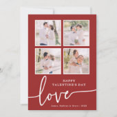ラブフォトバレンタインデーのカード シーズンカード (正面)