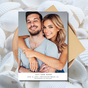 ラブフォトモダンウェディング日付を保存 セーブザデート