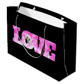 ラブフォト抱き枕 ラージペーパーバッグ (裏面アングル)