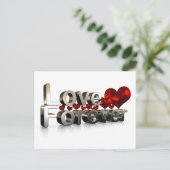 ラブフォーエバーハガキ ポストカード (スタンド正面)