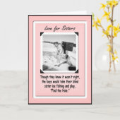 ラブフォーシスター誕生日 カード (黄色い花)