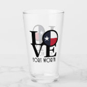 ラブフォートワーステキサス州 タンブラーグラス (正面)