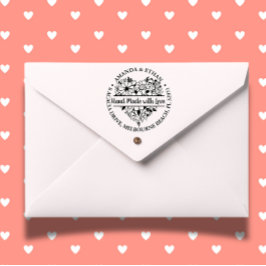 ラブフォーラルで手作りハートテーマ セルフインキングスタンプ