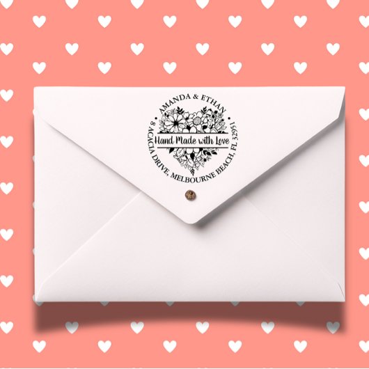 ラブフォーラルで手作りハートテーマ セルフインキングスタンプ