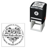 ラブフォーラルで手作りハートテーマ セルフインキングスタンプ (インサイチュ)