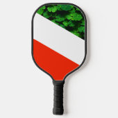 ラブフォーリーフクローバーアイルランド国旗セントパトリックの日 ピックルボールラケット (裏面)
