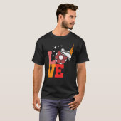 ラブフットボールアイディア Tシャツ (正面フル)