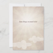 ラブフライト　ウェディング　ご招待 招待状 (裏面)