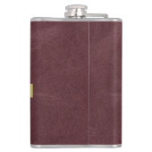 ラブフラスコカスタム付きレザーテクスチャーモノグラム フラスク (裏面)