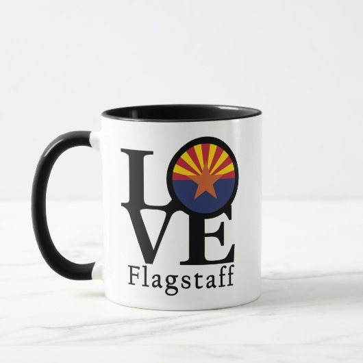 ラブフラッグスタッフアイゾナ11oz マグカップ (左)