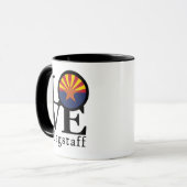 ラブフラッグスタッフアイゾナ11oz マグカップ (正面左)
