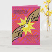 ラブフラッシュ カード (黄色い花)