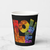 ラブフラワーズコレクション 紙コップ (正面)