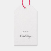 ラブフラワーズボホスタイルギフトラベル ギフトタグ (裏面)