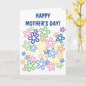 ラブフラワーマザーズデイカード カード (黄色い花)