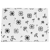 ラブフラワー ラージペーパーバッグ (正面)