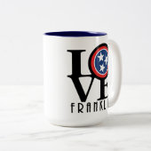 ラブフランクリンテネシー15oz ツートーンマグカップ (正面右)