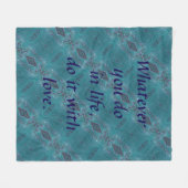 ラブフリースブランケット フリースブランケット (正面(横))