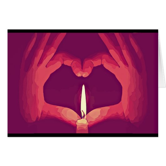 ラブフレイムグリーティングカード (正面横)