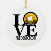 ラブフレデリクトンニューブランズウィック セラミックオーナメント (正面)
