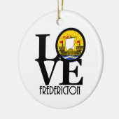 ラブフレデリクトンニューブランズウィック セラミックオーナメント (左)