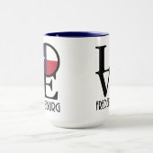 ラブフレドリックスバーグテキサス州15oz マグカップ (中央)