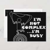 ラブフレンド人間関係私は複雑ではない…私忙しは ポストカード (正面/裏面)