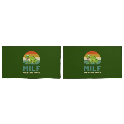 ラブフログズピラロケース 枕カバー (正面-セット)