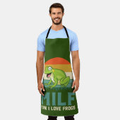 ラブフロッグエプロン#2 エプロン (着用した状態)
