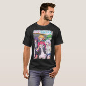ラブフロップス – かわいいアニメ Tシャツ (正面フル)