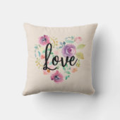 ラブフローラハート装飾用クッション クッション (裏面)
