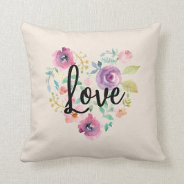 ラブフローラハート装飾用クッション クッション