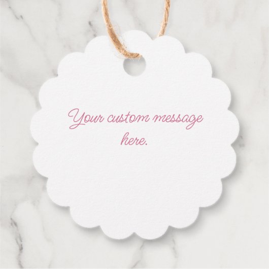 ラブフードで作ったピンク フェイバータグ (裏面)