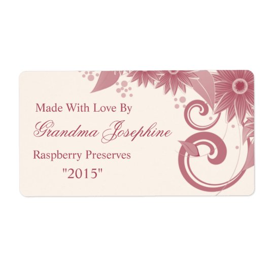 ラブフードキッチンラベル付き缶詰 ラベル (正面)