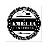 ラブフードギフトインクスタンプパーソナライズされたで作られる セルフインキングスタンプ (デザイン)