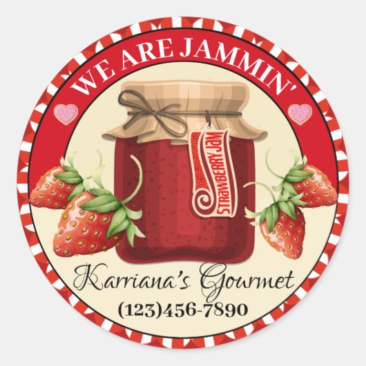 ラブフードシールで作られる ラウンドシール (正面)