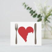 ラブフード、ラブハート ポストカード (スタンド正面)