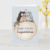 ラブフールパーソナライズされたズ結婚カード カード (黄色い花)