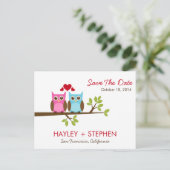 ラブフール日付カードを保存 案内ポストカード (スタンド正面)