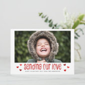 . .ラブフ独身のォトのバレンタインデイカードを送る シーズンカード (スタンド正面)