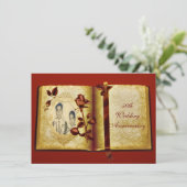 ラブブック 50周年 結婚記念日 写真 招待状 (スタンド正面)