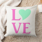 ラブブブライド&コピンクアンドミントズホーム結婚デコール クッション (ブランケット)