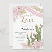 ラブブライダルシャワーへの招待のタコ 招待状 (正面)