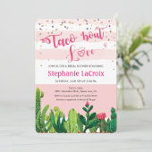 ラブブライダルシャワーへの招待のタコ 招待状 (スタンド正面)